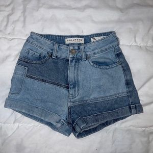 Bullhead Patchwork Mom Shorts